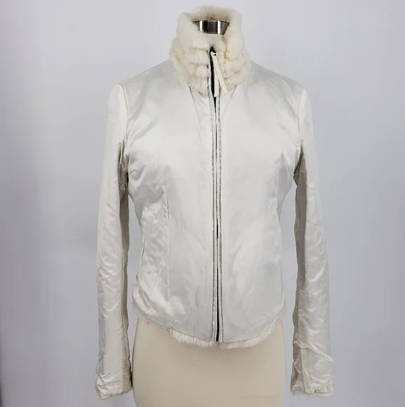 June Rabbit Fur Reversible Jacket - Picture 2 of 9